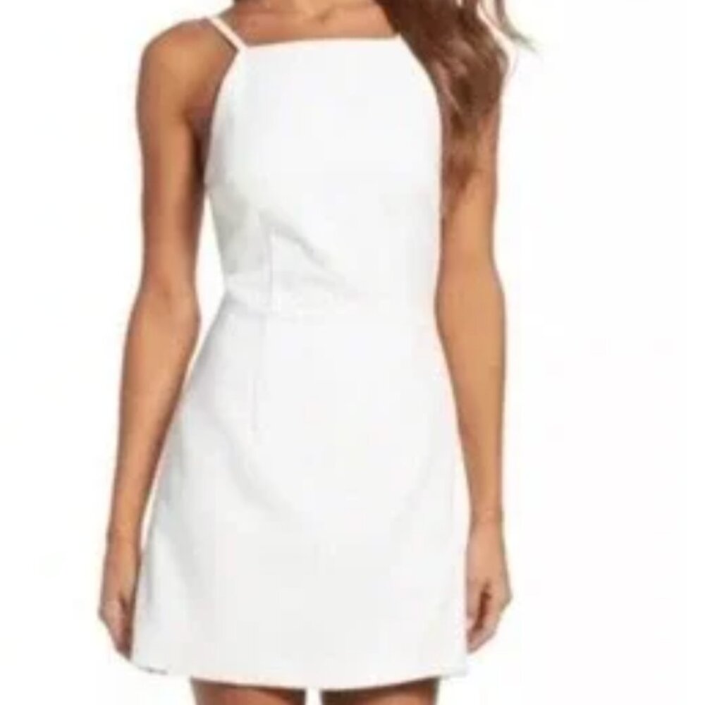 French Connection Light Square Neck Dress Size 2